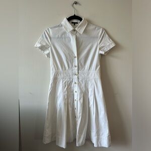 Theory Cotton White Dress